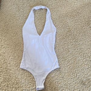 White bodysuit.